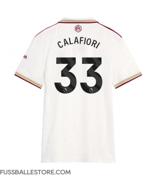 Günstige Arsenal Riccardo Calafiori #33 3rd trikot Damen 2025-26 Kurzarm Günstige Arsenal Riccardo Calafiori #33 3rd trikot Damen 2025-26 Kurzarm